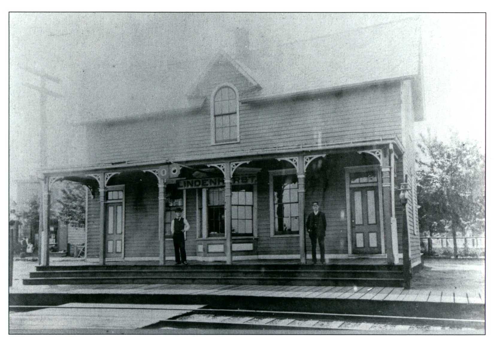 1870 Breslau Train Depot.