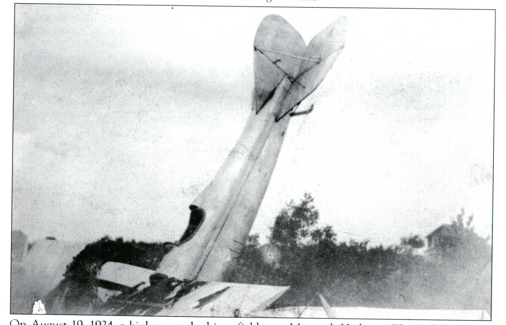 1924 Biplane Crash