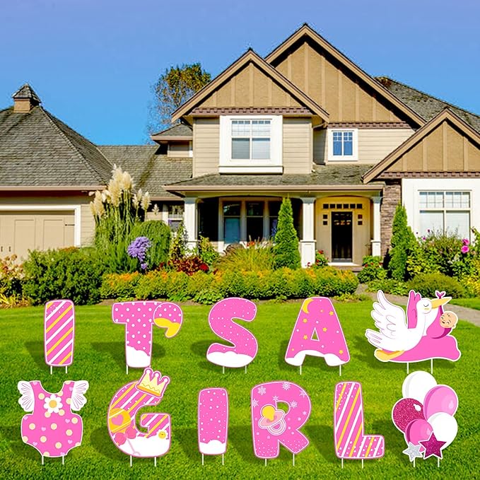 It's a Girl Yard Sign