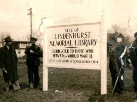 Lindenhurst Memorial Library dedication. 