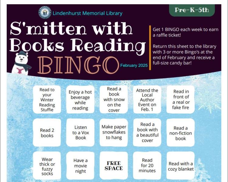 children's winter bingo february